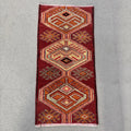 Vintage Turkish Mini Rug 1.3 x 2.8 ft
