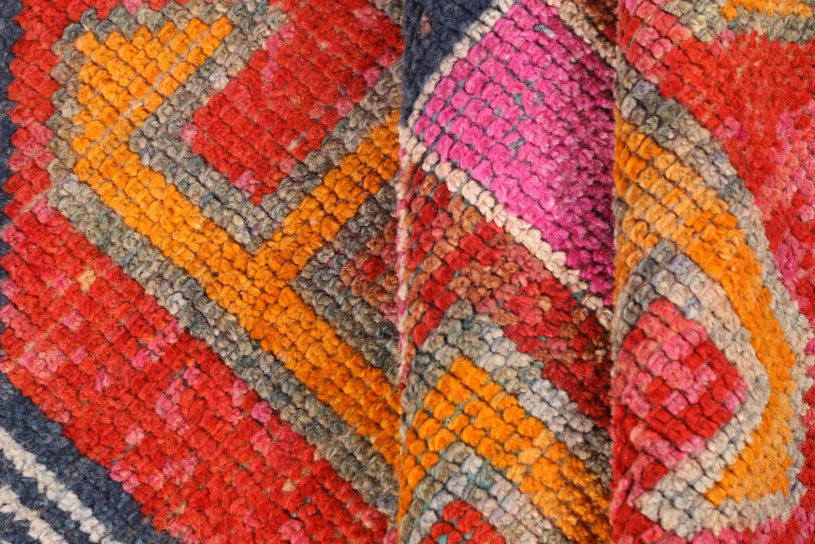 Vintage Turkish Runner Rug 2.9 x 10.9 ft