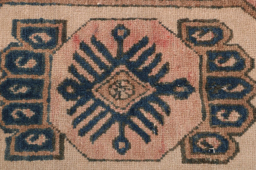 Vintage Persian Accent Area Rug 4.2 x 8.1 ft