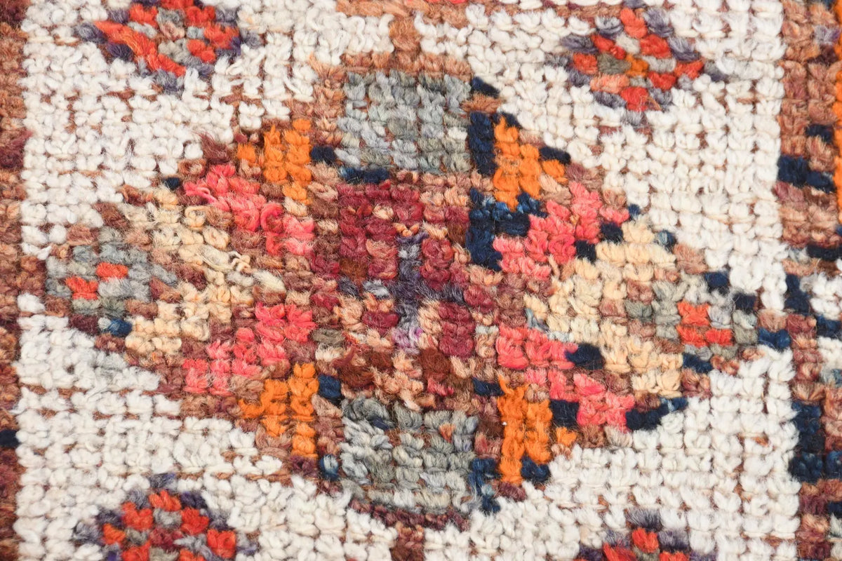 Vintage Turkish Runner Rug 2.9 x 10.8 ft