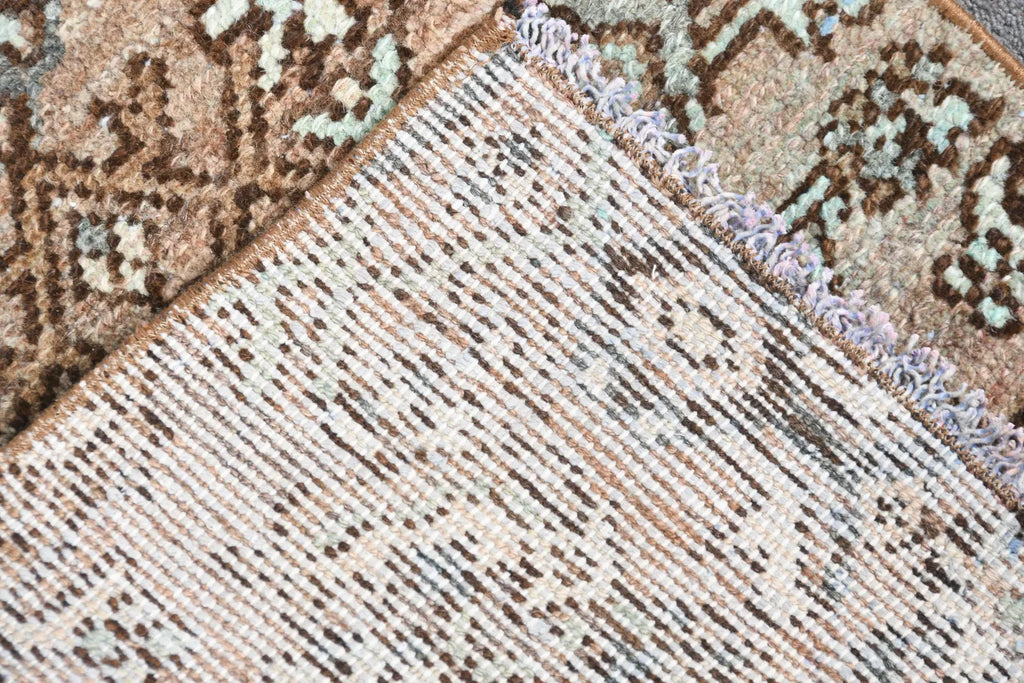 Vintage Turkish Runner Rug 1.5 x 6.9 ft