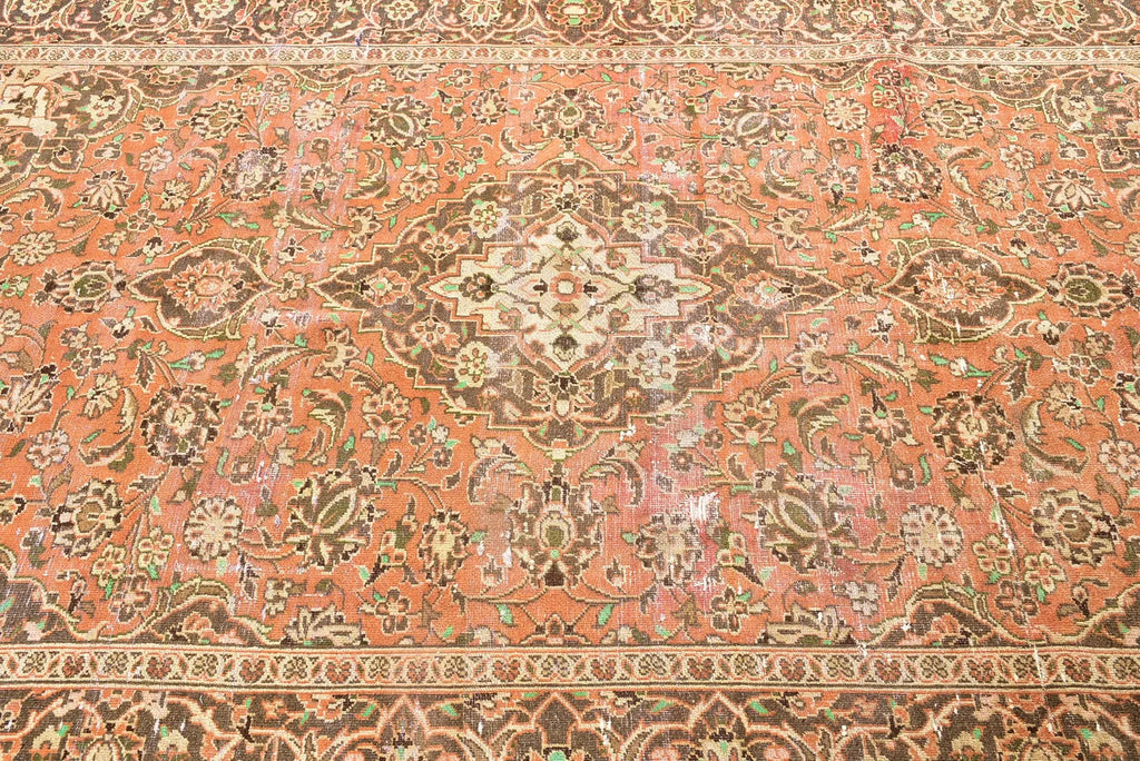 XL Vintage Persian Accent Area Rug 5.9 x 8.7 ft