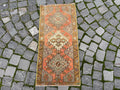 Vintage Turkish Mini Rug 1.5 x 3.2 ft