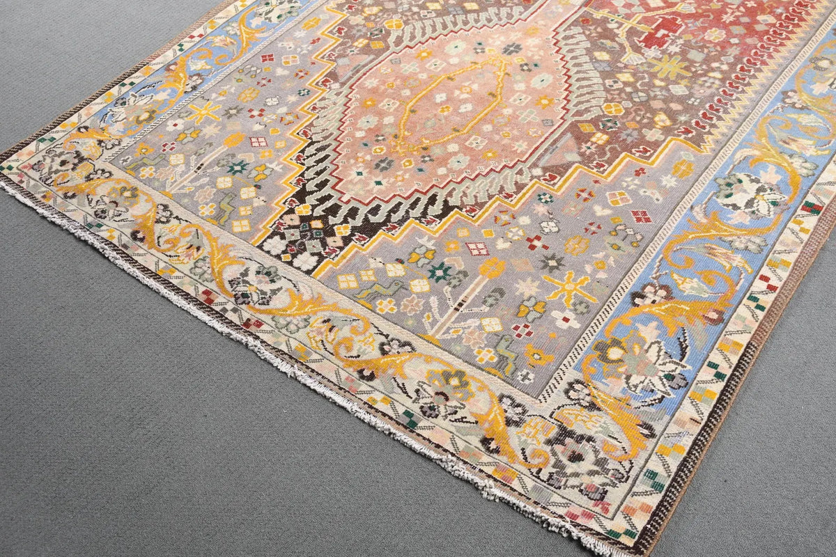 XL Vintage Persian Accent Area rug 5.2 x 10.2 ft