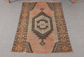 Vintage Turkish Accent Area rug 3.8 x 5.1 ft
