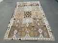XL Vintage Turkish Accent Area Rug 6 x 9.8 ft
