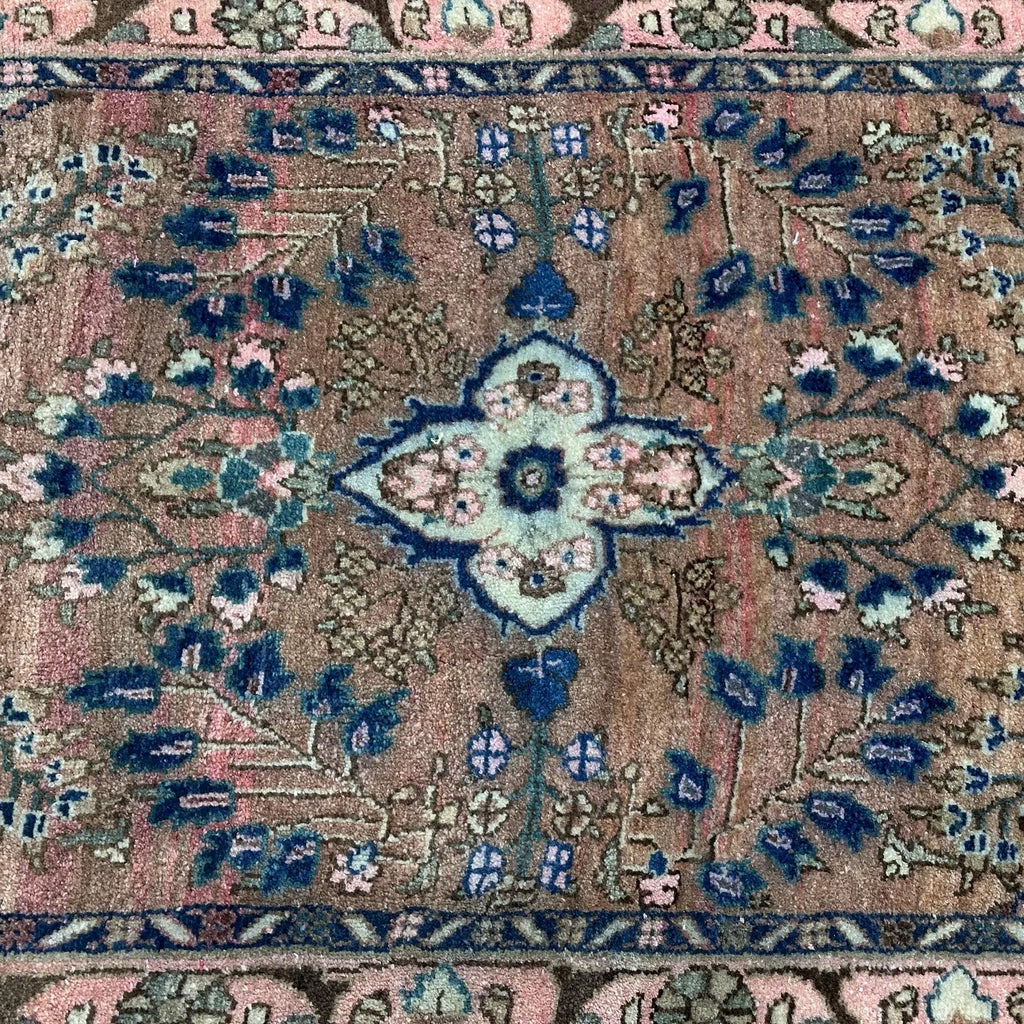 Vintage Persian Runner Rug 2.6 x 11.9 ft
