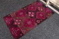 Vintage Turkish Accent Area rug 3 x 5.1 ft