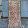 Vintage Turkish Runner Rug 2.9 x 6.4 ft