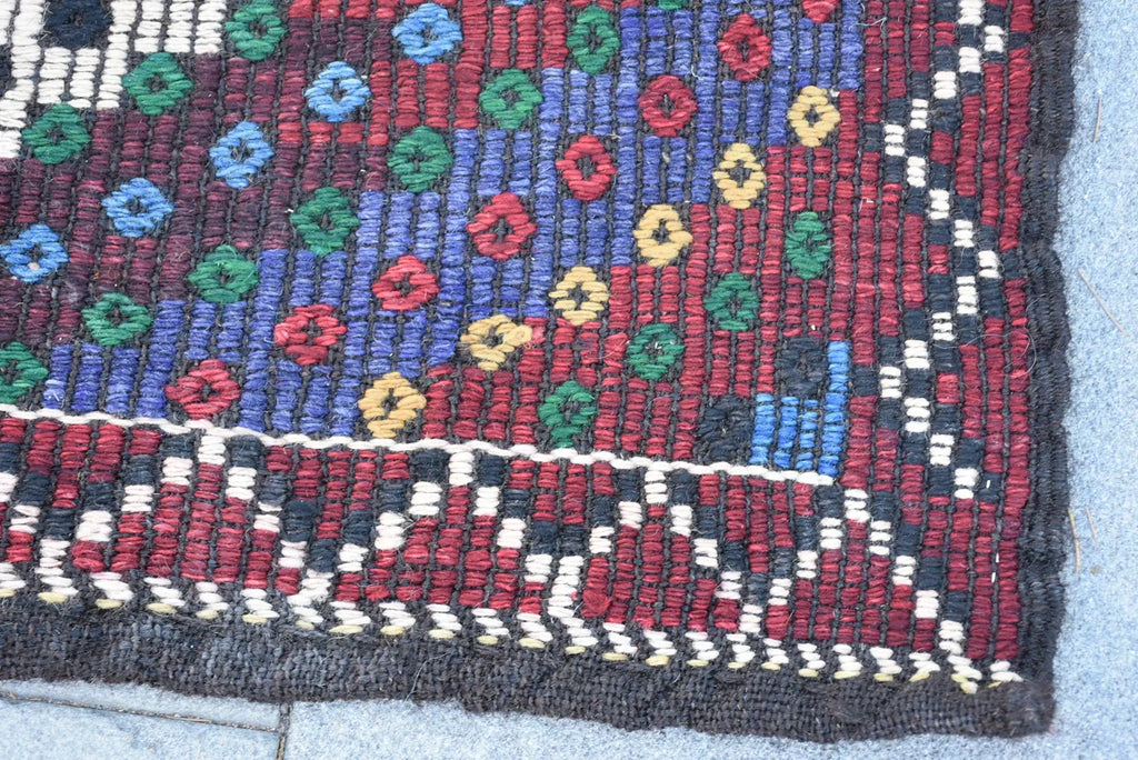 XL Vintage Turkish Accent Area Rug 5.3 x 11.4 ft