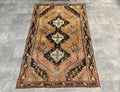 Vintage Persian Accent Area Rug 4.1 x 6.9 ft