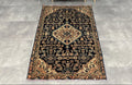 Vintage Persian Accent Area Rug 3 x 4.5 ft