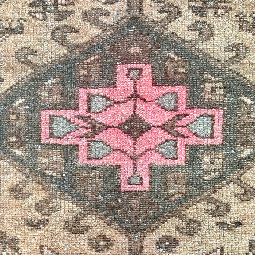 Vintage Persian Runner Rug 3.2 x 6.7 ft