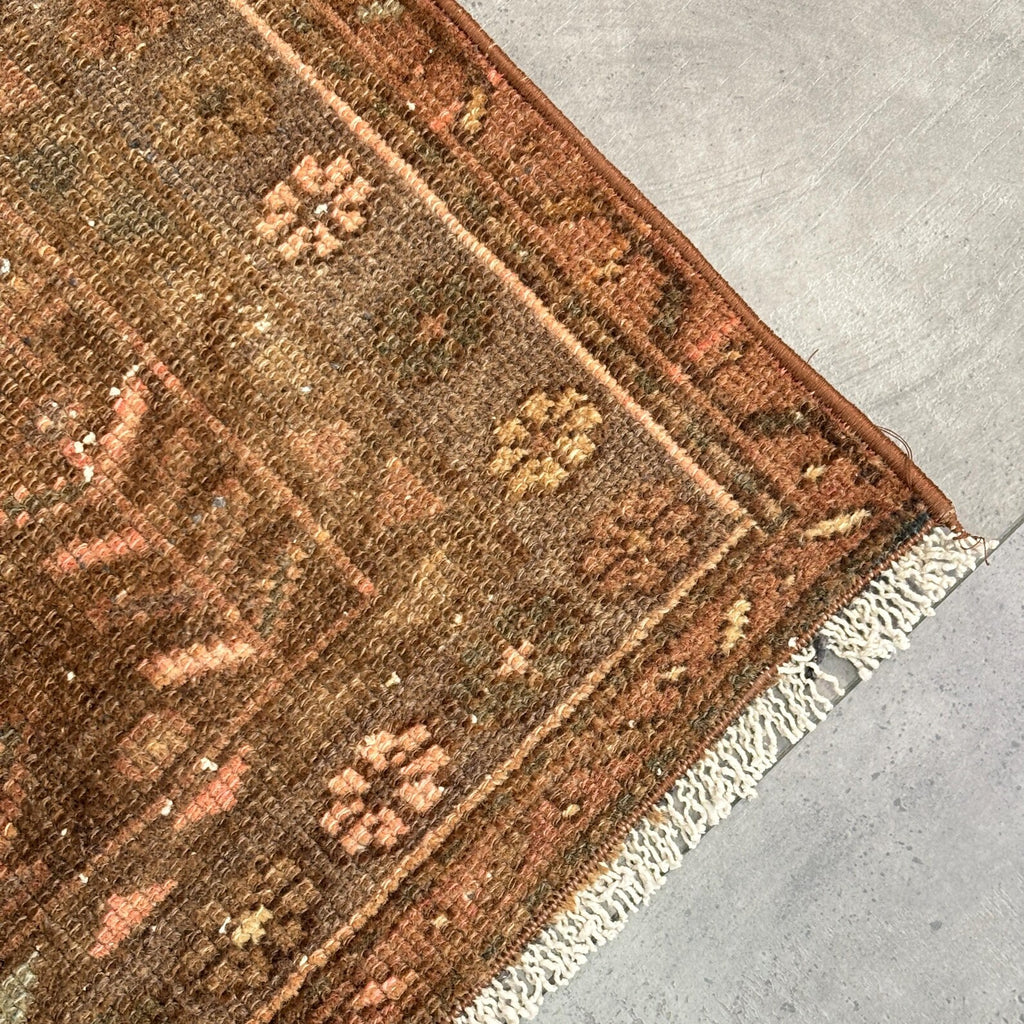 Vintage Persian Runner Rug 3.2 x 6.7 ft