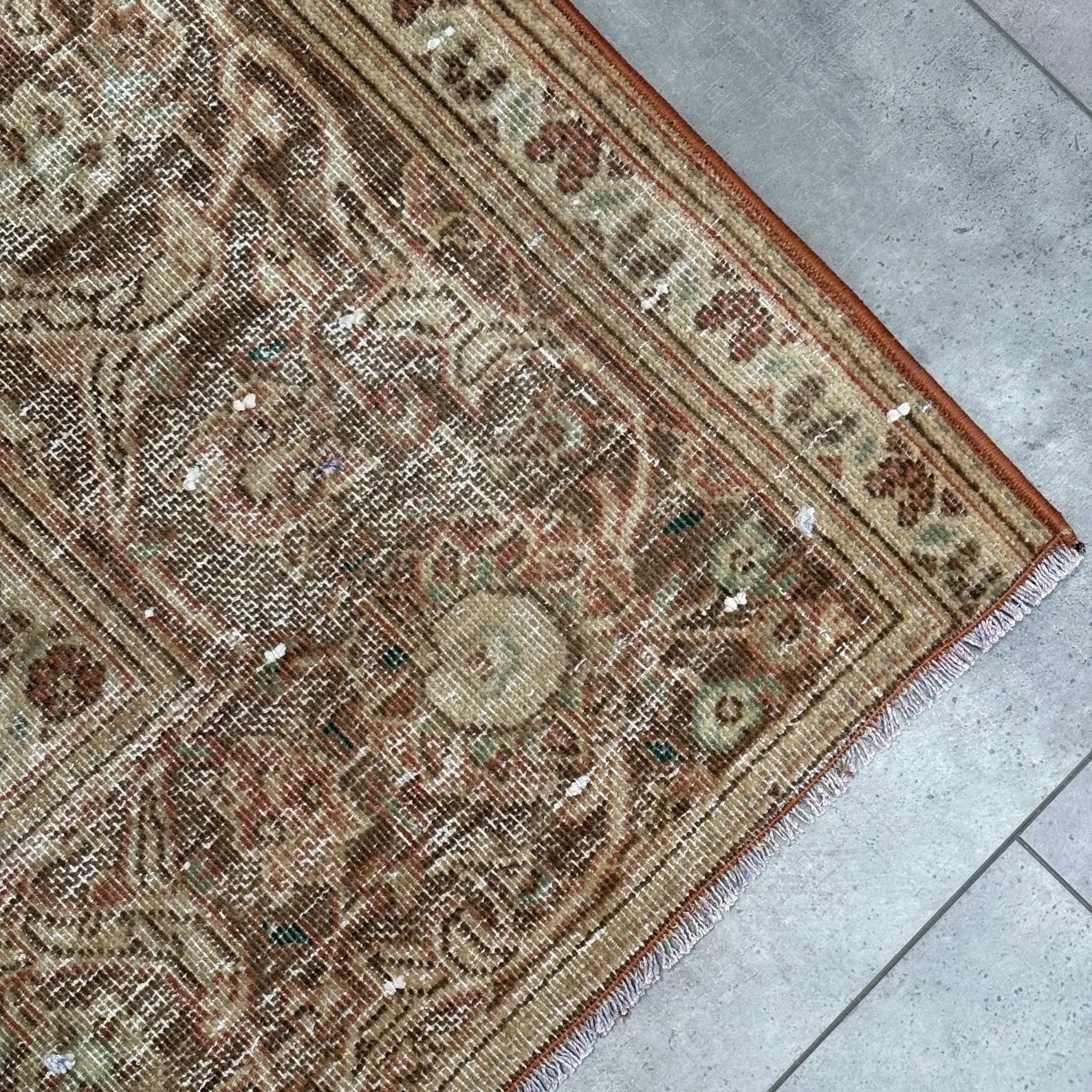XL Vintage Persian Accent Area Rug 6.2 x 9 ft
