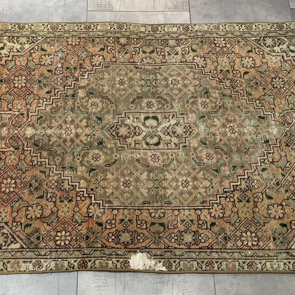 Vintage Persian Runner Rug 3.1 x 6.1 ft