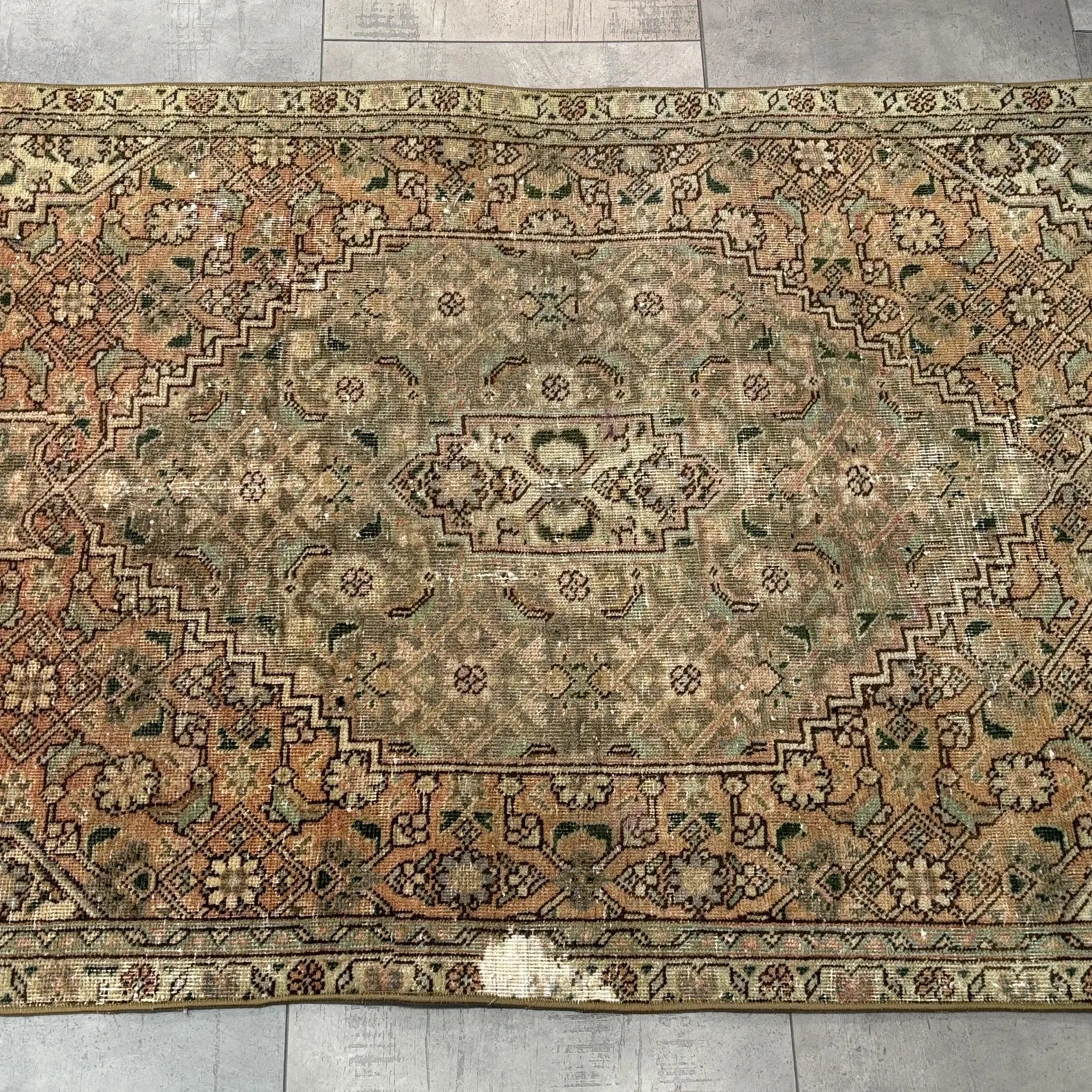 Vintage Persian Runner Rug 3.1 x 6.1 ft