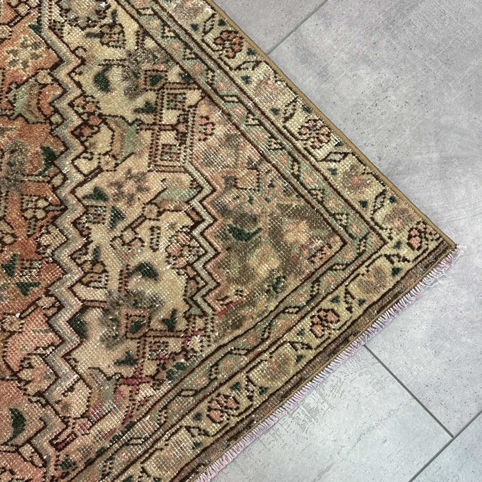 Vintage Persian Runner Rug 3.1 x 6.1 ft