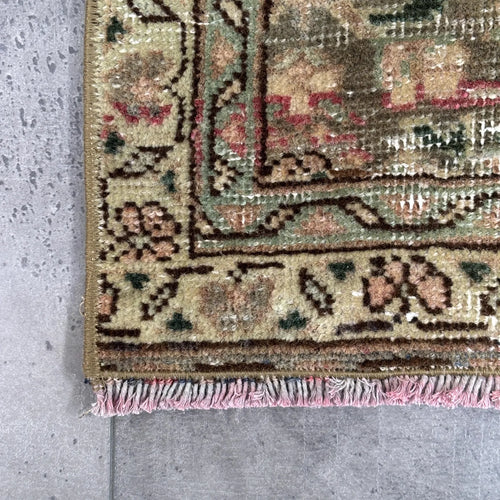 Vintage Persian Runner Rug 3.1 x 6.1 ft