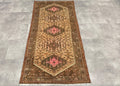 Vintage Persian Runner Rug 3.2 x 6.7 ft