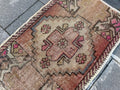 Vintage Turkish Mini Rug 1.7 x 2.7 ft