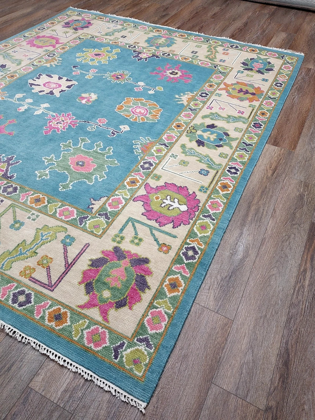 XL Modern Turkish Oushak Accent Area Rug 8 x 10 ft