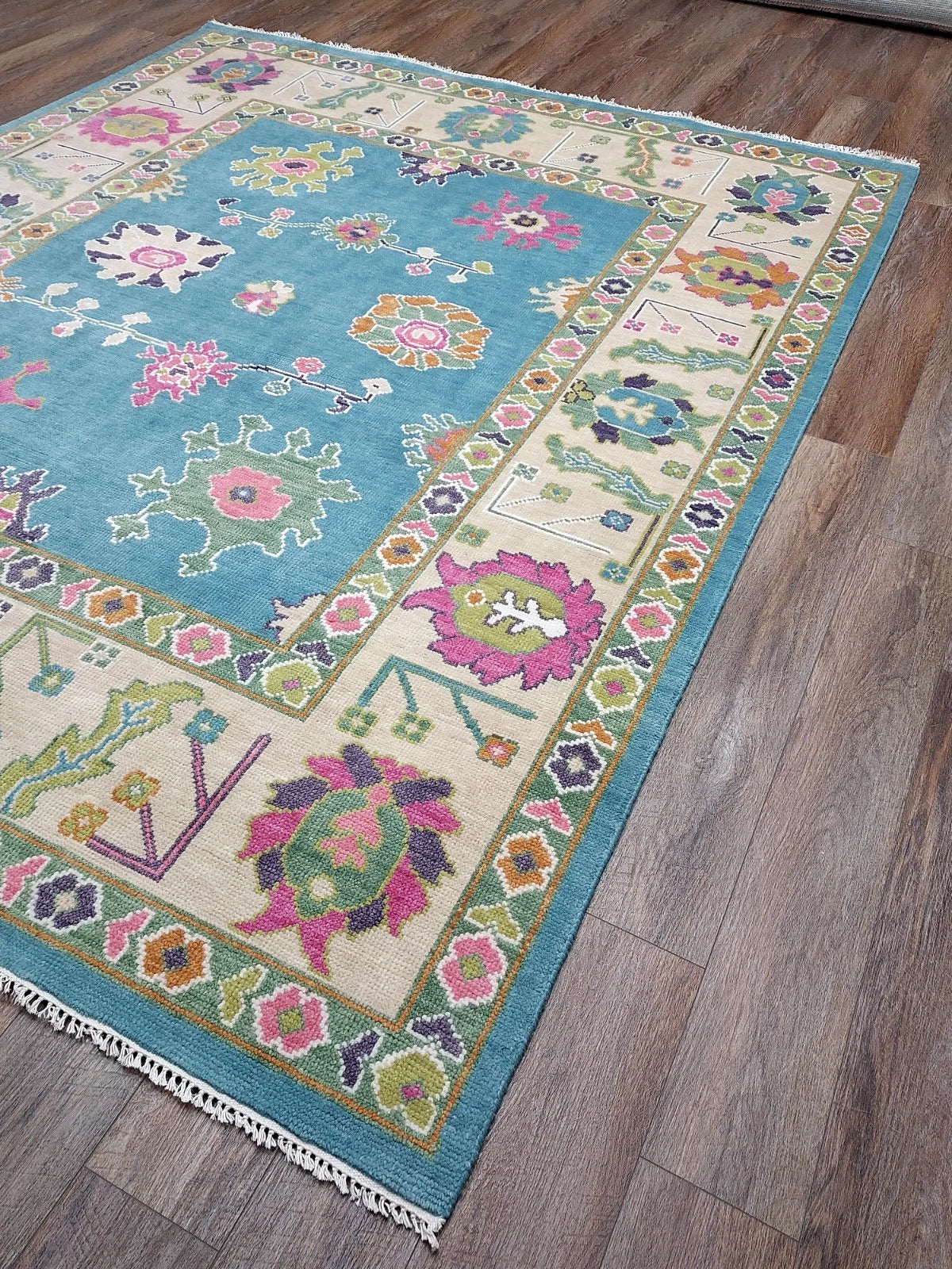 XL Modern Turkish Oushak Accent Area Rug 8 x 10 ft
