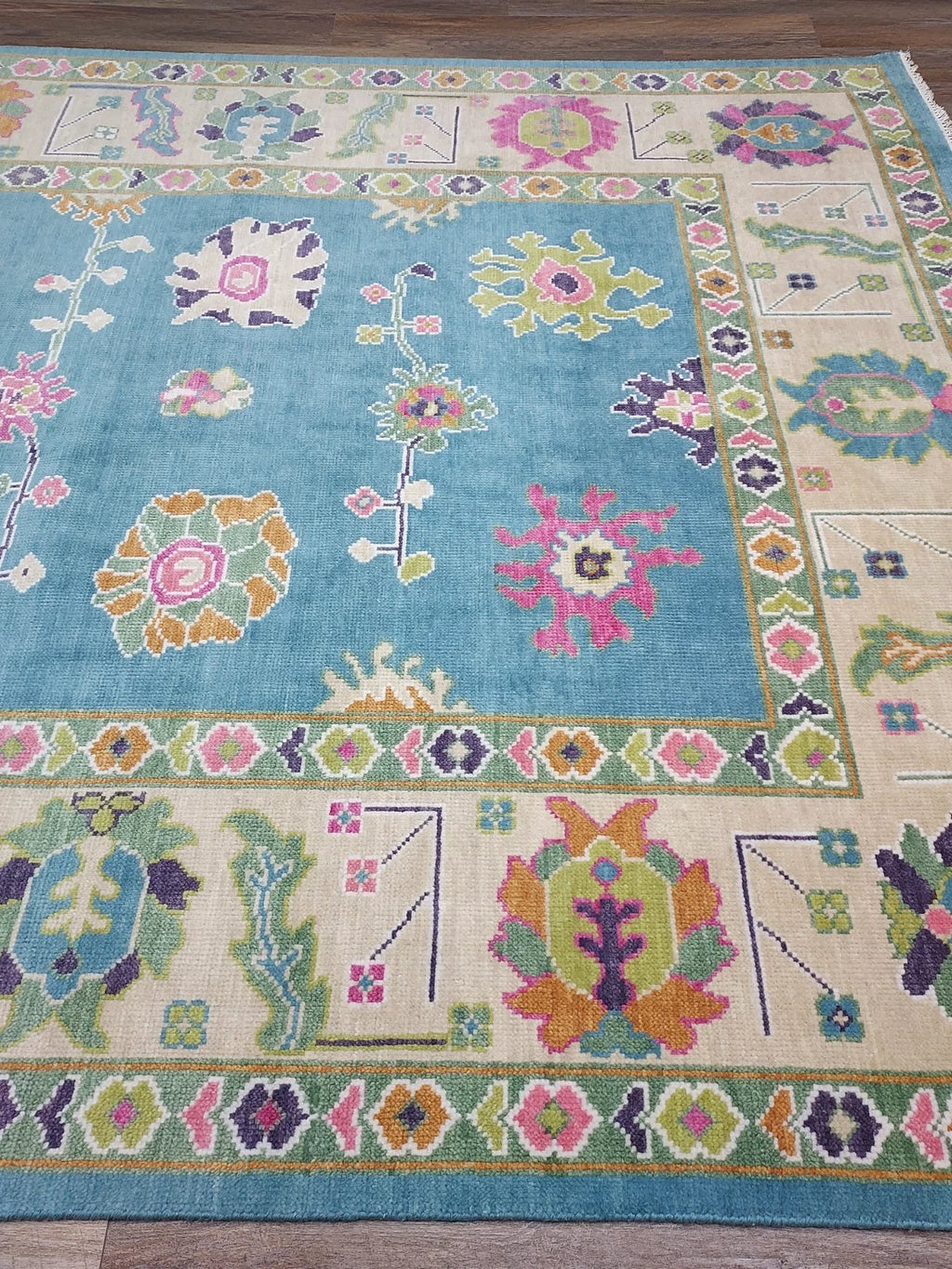 XL Modern Turkish Oushak Accent Area Rug 8 x 10 ft