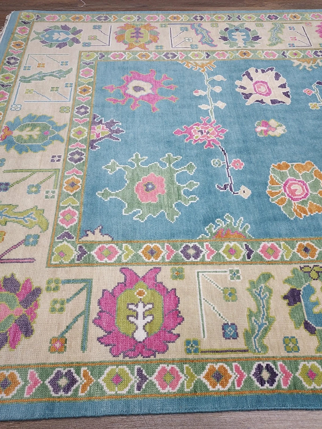 XL Modern Turkish Oushak Accent Area Rug 8 x 10 ft