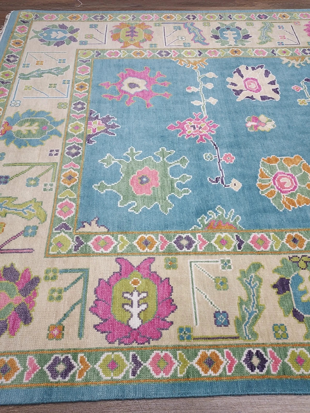 XL Modern Turkish Oushak Accent Area Rug 8 x 10 ft