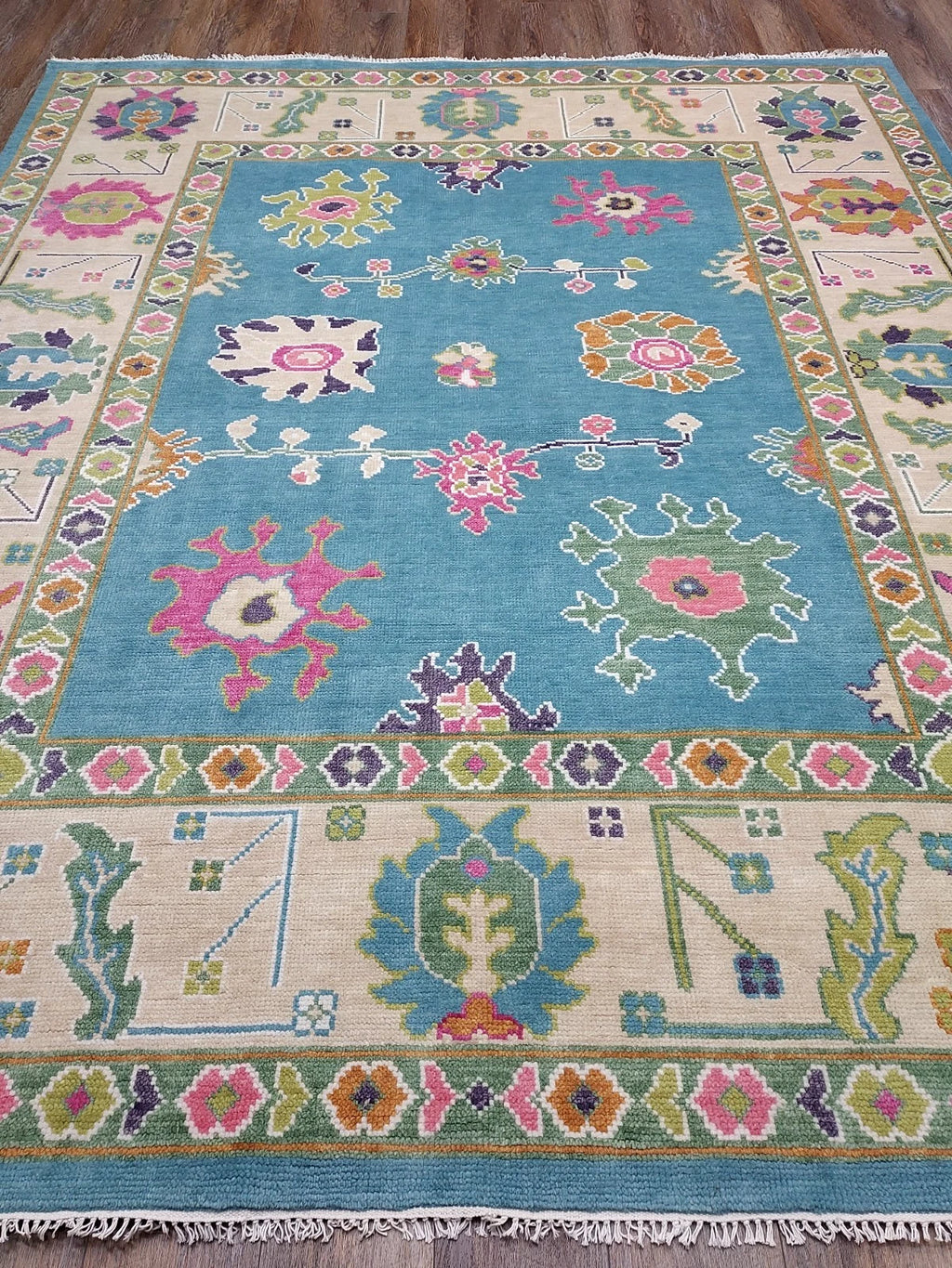 XL Modern Turkish Oushak Accent Area Rug 8 x 10 ft